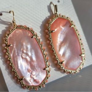 Kendra Scott pink beaded Danielle earring